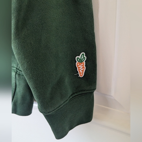 Carrots by Anwar Groovy Wordmark Crewneck Sweatshirt SMALL - Picture 5 of 8